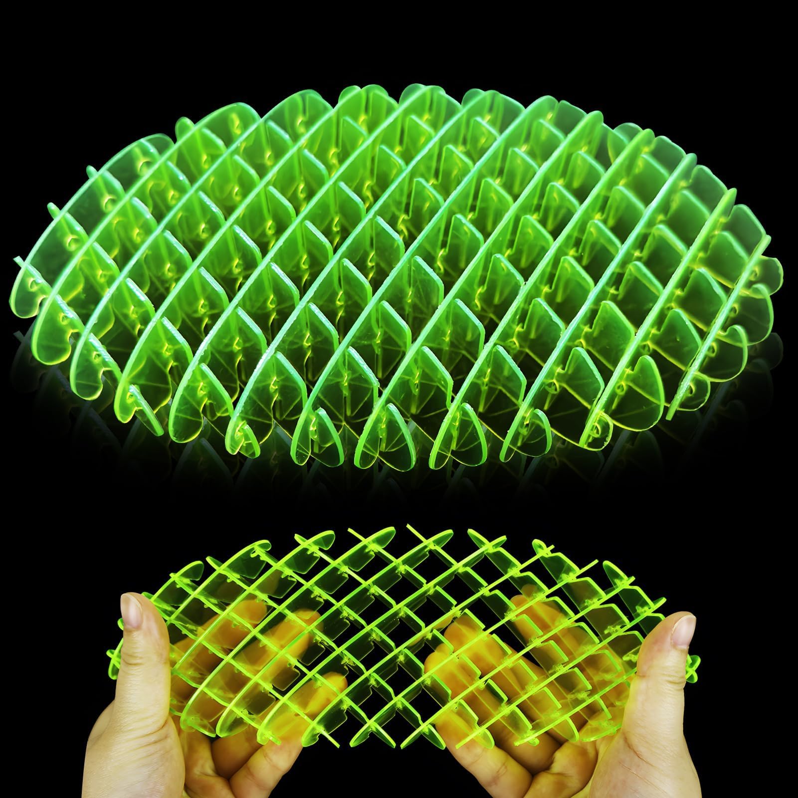 Fidget Worm Toy｜Sensory Slug Fidget Toy｜Funny Pocket Fidget Toy｜Fidget Toy for Kids&Adults｜Resistance Fidget Toy Anxiety&Stress Relief Toys｜Keyboard Fidget｜Fidget Toys for Kids (Green)