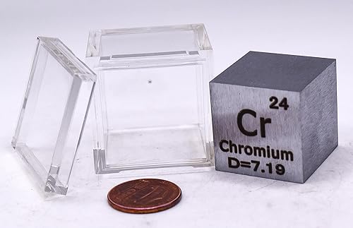 Miniatura 375 de Cubo de metal cobalto de 0.39 pulgadas (0.394 in) hasta un 99.9% puro elemento de tabla periódica de densidad grabada, colección de bloques