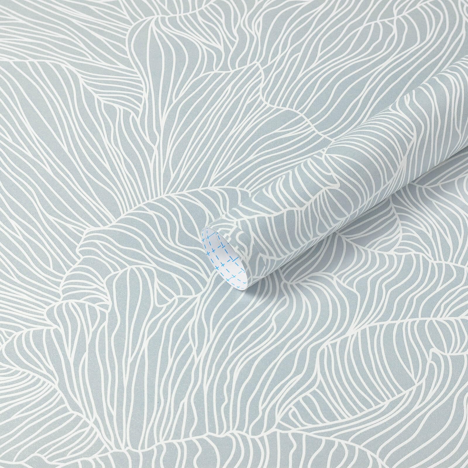 Blue Boho Peel and Stick Wallpaper