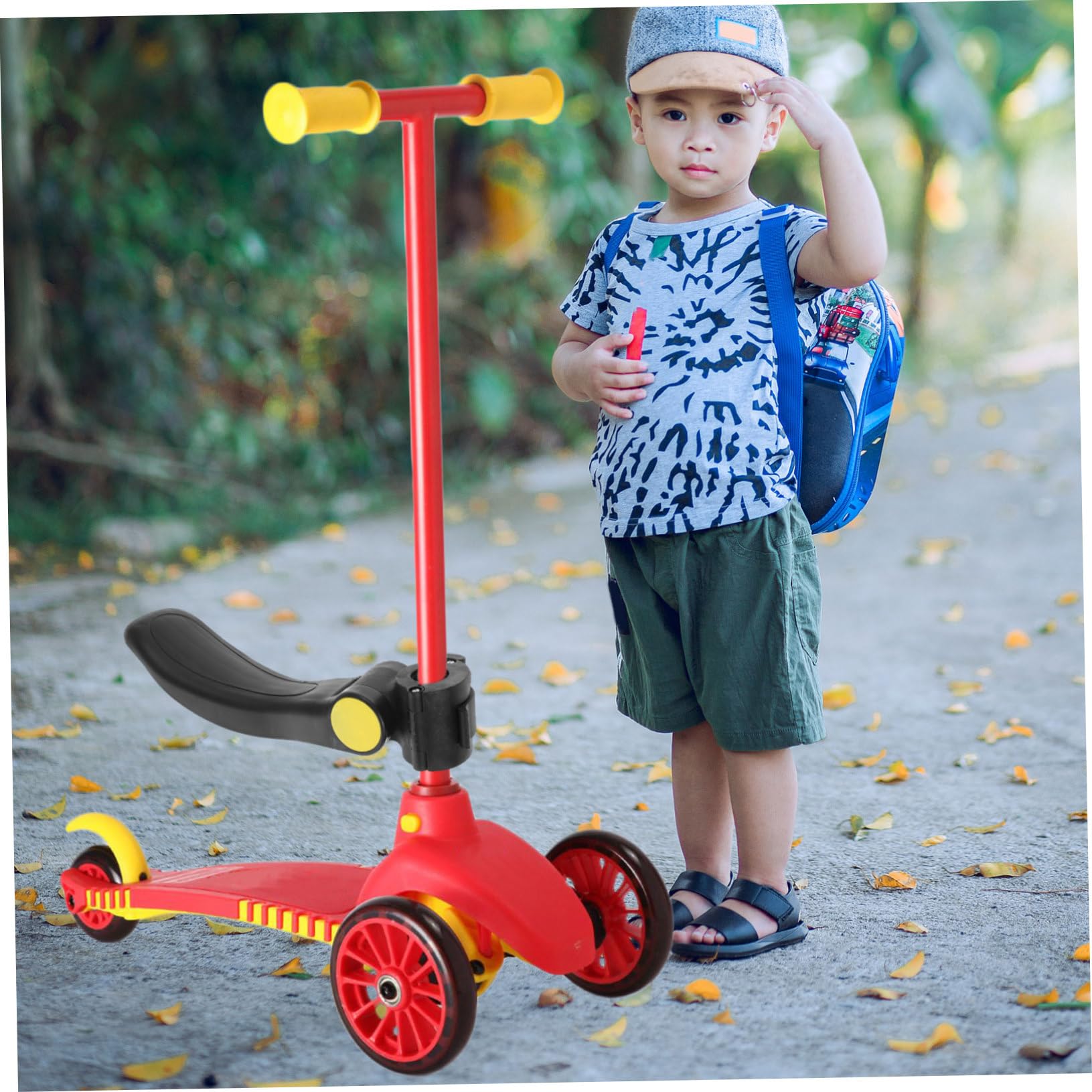 Asiento De Scooter Ajustable para Niños Sillín Desmontable y Portátil Espuma Viscoelástica Comodidad y Soporte Accesorio para Scooter Eléctrico Adecuado para Niños Paseos y Diversión