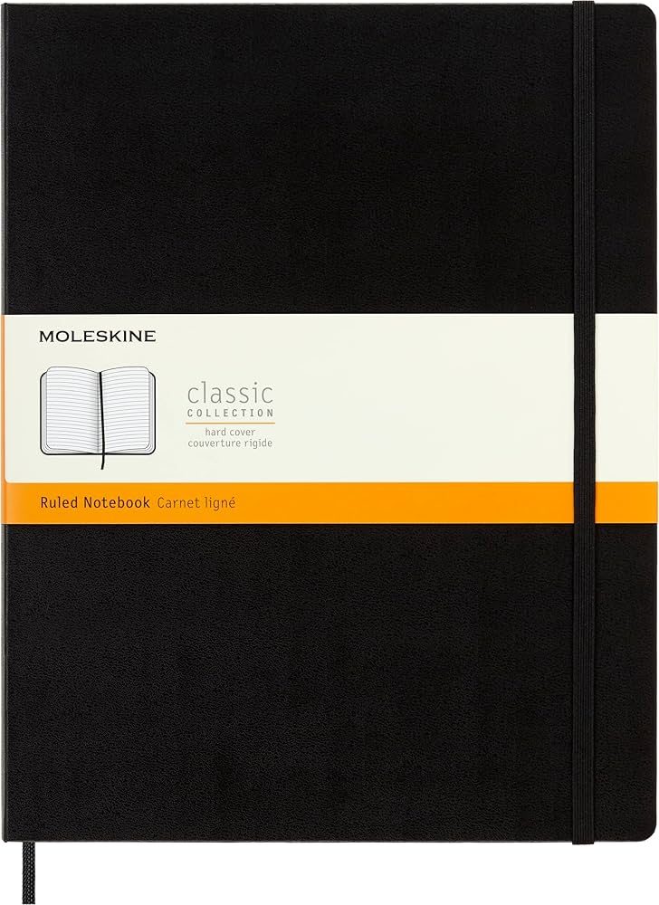 ●新品未使用　未開封Supreme Moleskine Notebookブラック シュプリーム モレスキンノートブック 通常版&ポケット版セット
