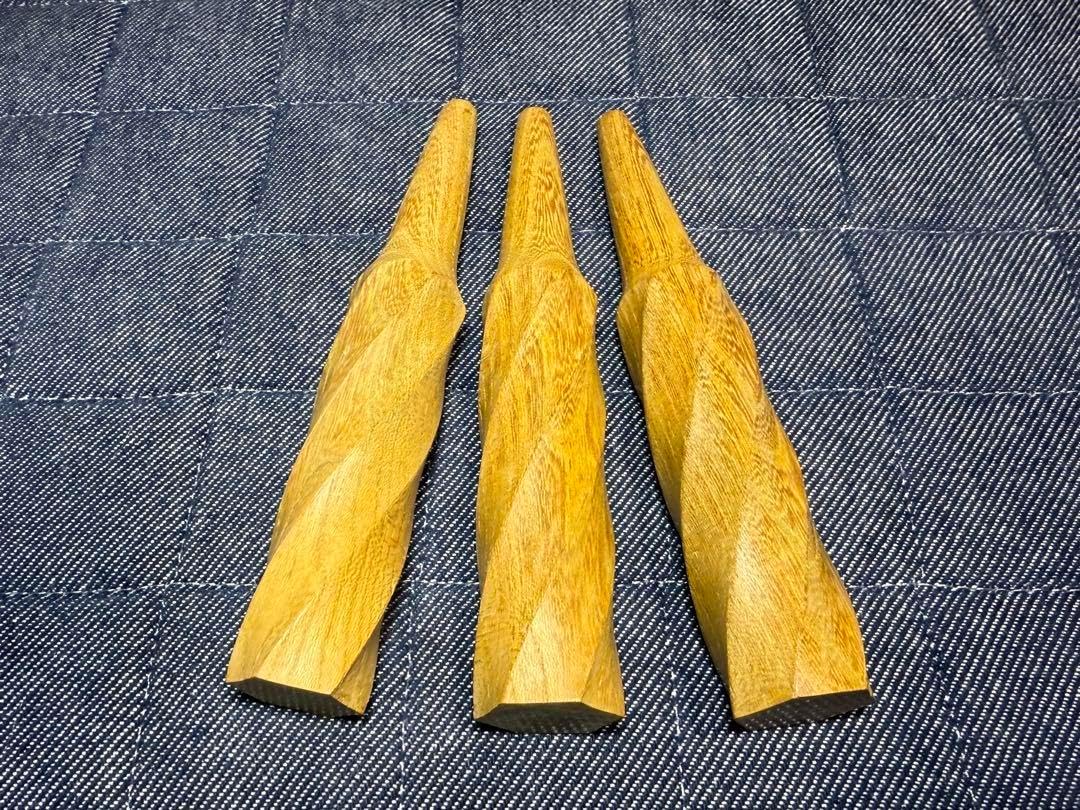 特注 津軽三味線 糸巻き 本欅無垢一本造 （青森県産材） 糸巻 特注】