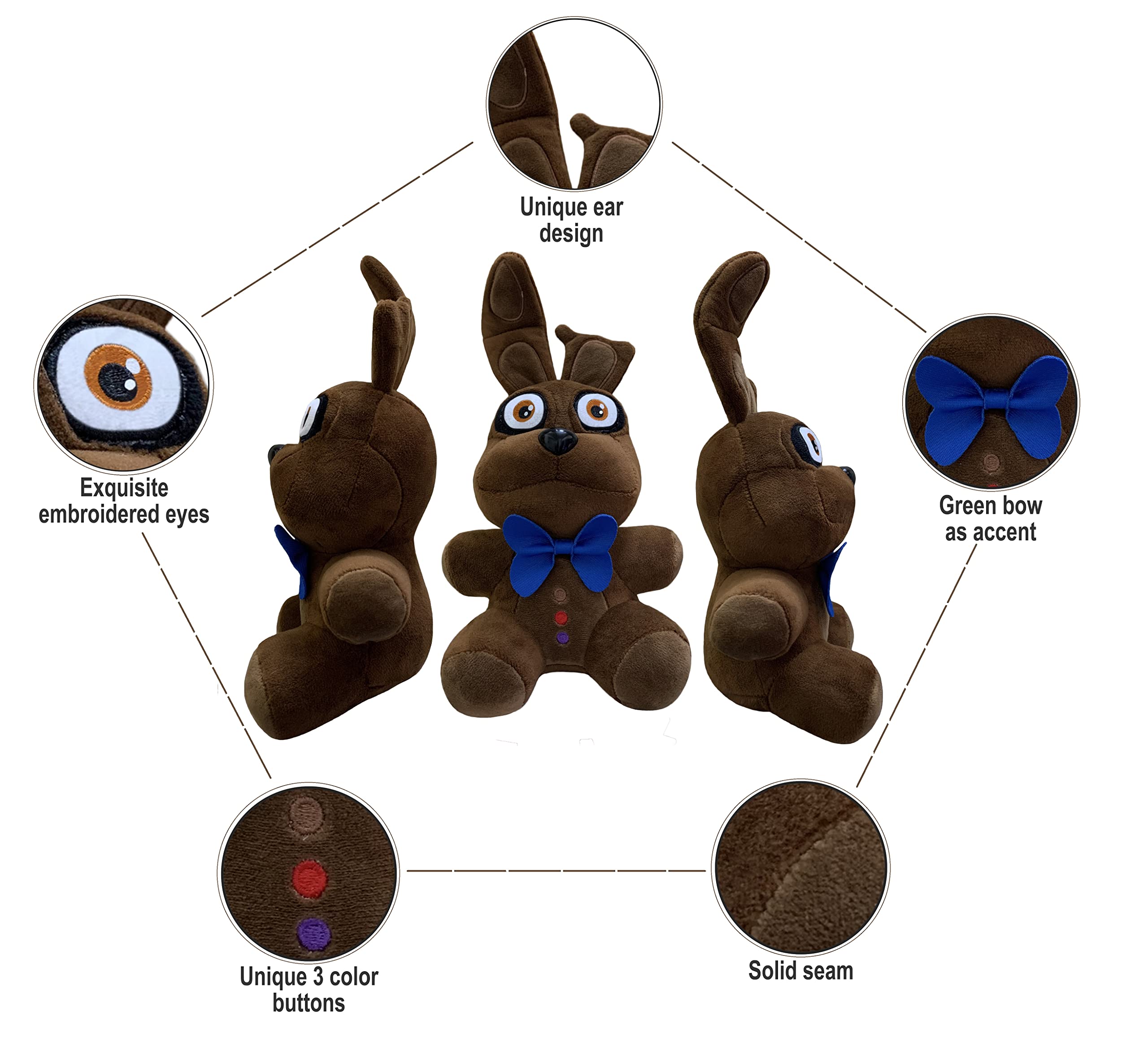 Amazon.co.jp: チョコレートボニーぬいぐるみ - ボニーのぬいぐるみ