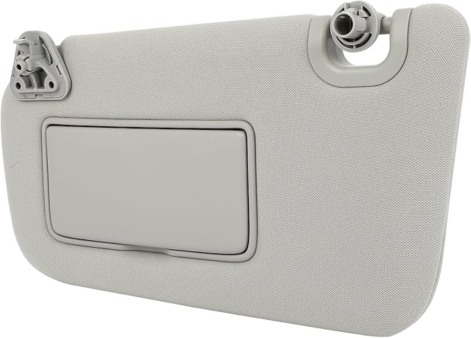 Left Driver Side Sun Visor Fit for 2013 2014 2015 2016 2017 2018 2019 for Nissan Sentra 268-11645L Gray Without Sunroof