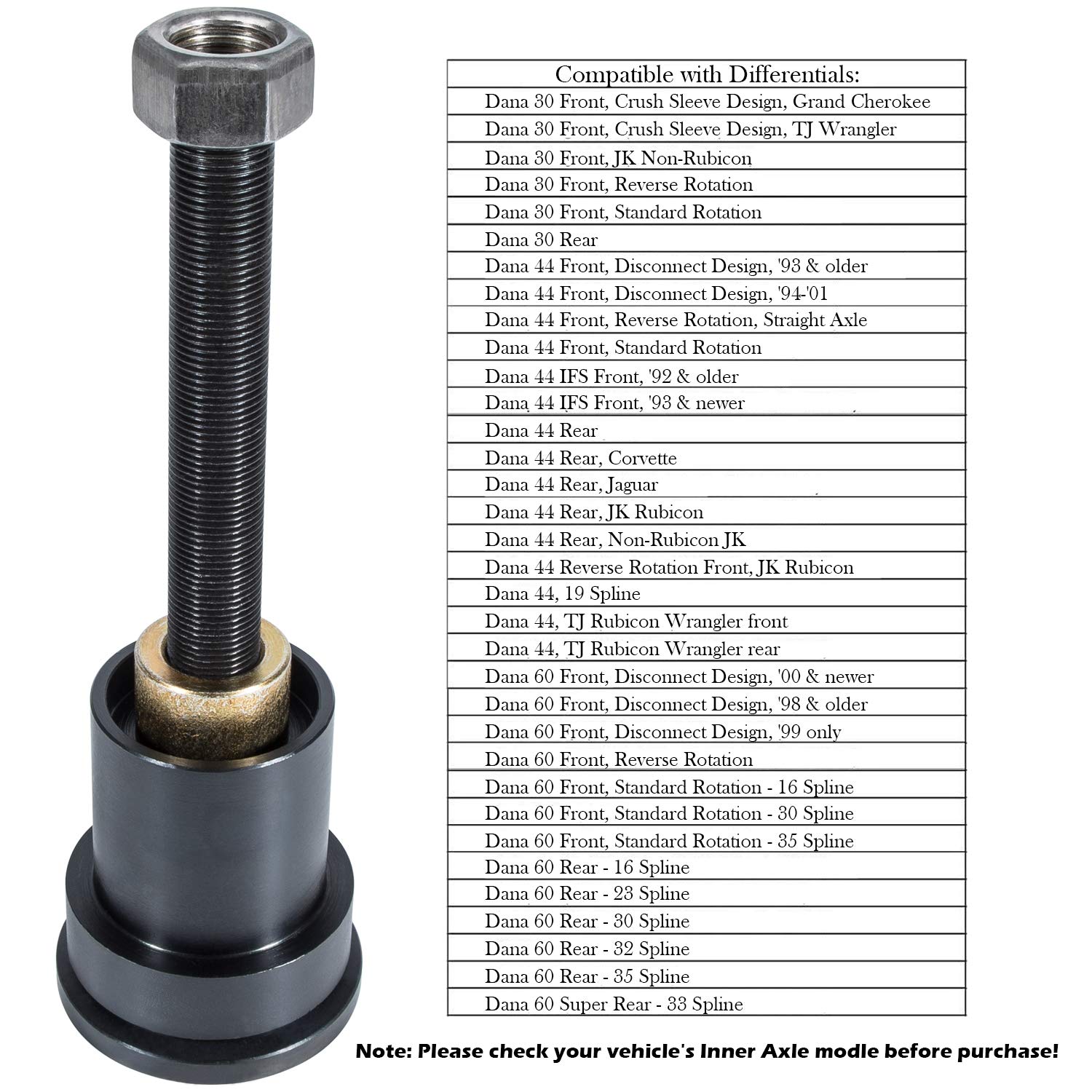 Dana Railsback Dana 44 Reverse Arms