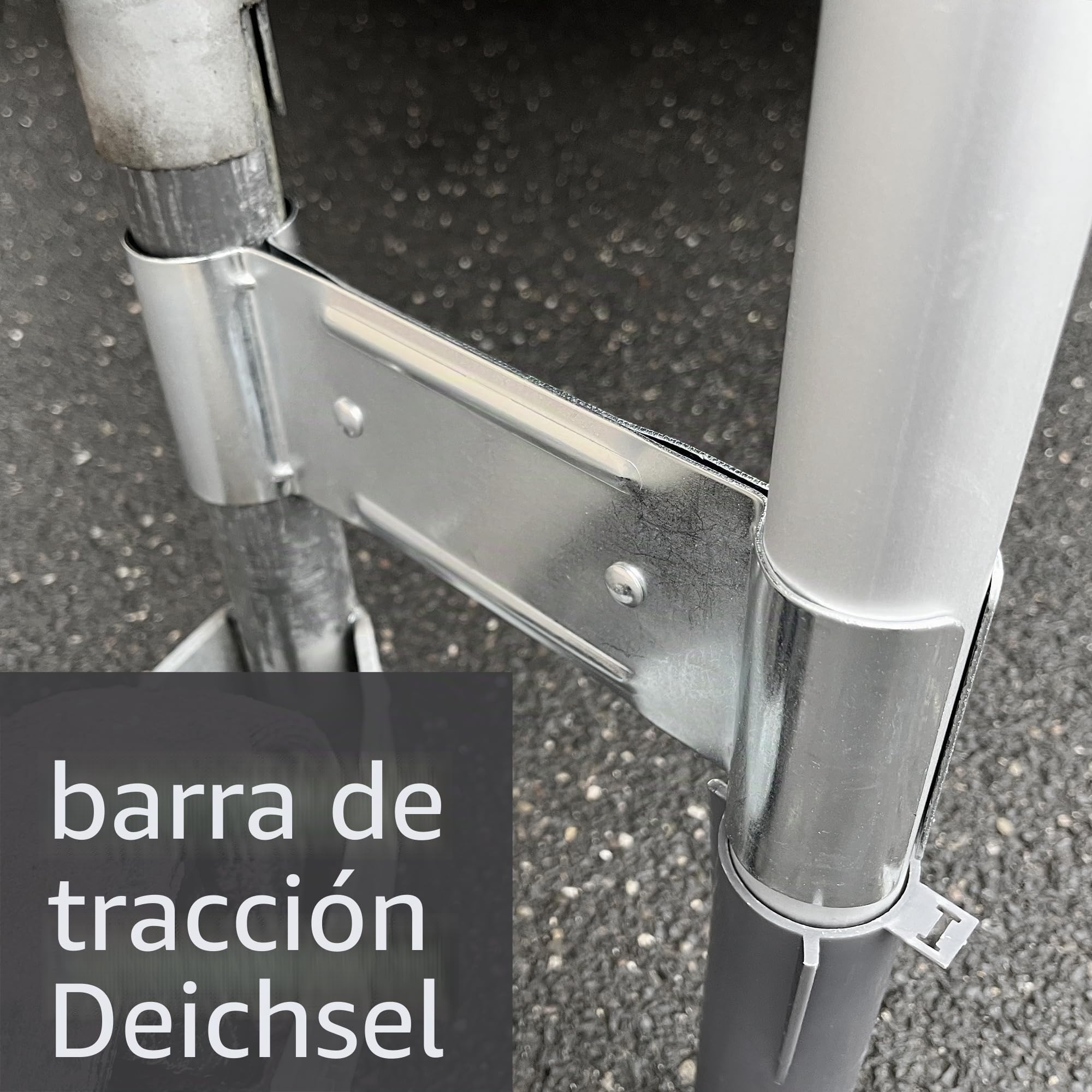 your GEAR Siena Caravan – Tendedero de aluminio con 4 brazos con soporte de rueda de apoyo, soporte, casquillo de suelo