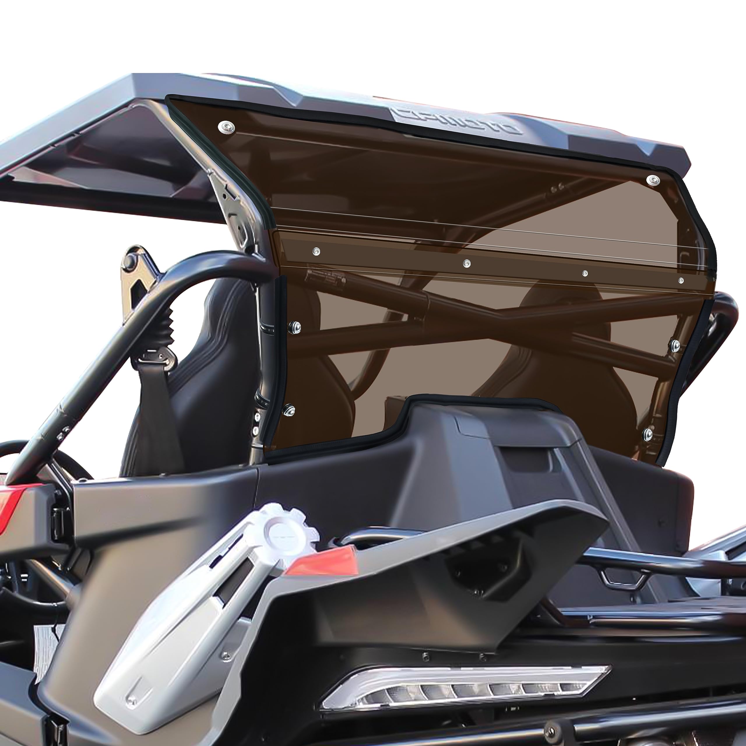 Photo 1 of ZFORCE 950 Rear Windshield-MDPROMCP Zforce 950 Window Tinted PC Back Window Compatible with CFMOTO ZFORCE 950 Sport 2020-2022(Not 2023) ZFORCE 950 H.O.Sport ZFORCE 950 H.O EX 2022 2023