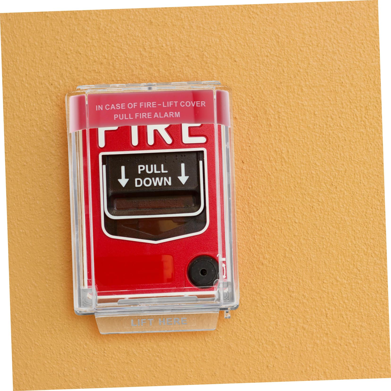Protector de Botón de Alarma Manual de Incendio, Cubierta de Plástico | Cobertura Total del Pulsador, Instalación Sencilla, Ayuda a Mantener la Limpieza