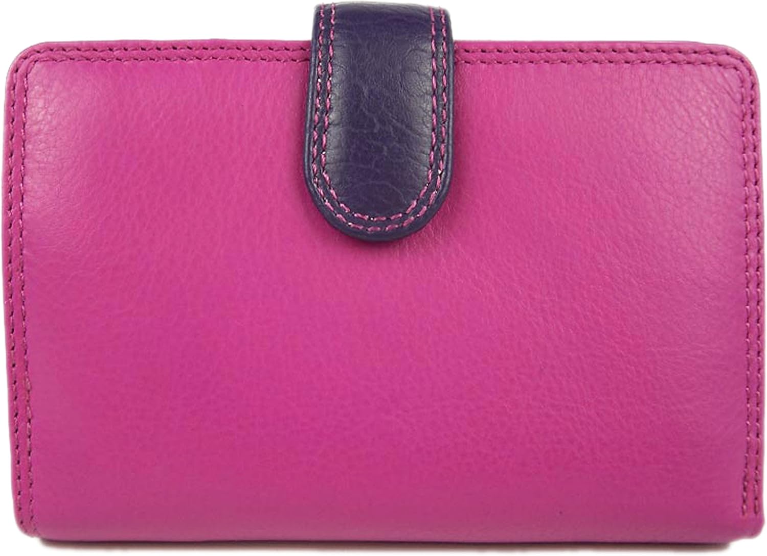 Visconti Quality Ladies Soft Leather Purse Wallet Gift Boxed - Berry, Shades of Pinks & Purples - Image 4