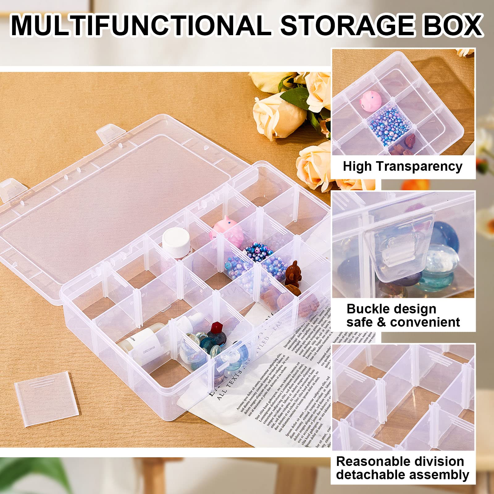 Fuutreo Arts/Crafts Storage Boxes/Organizer