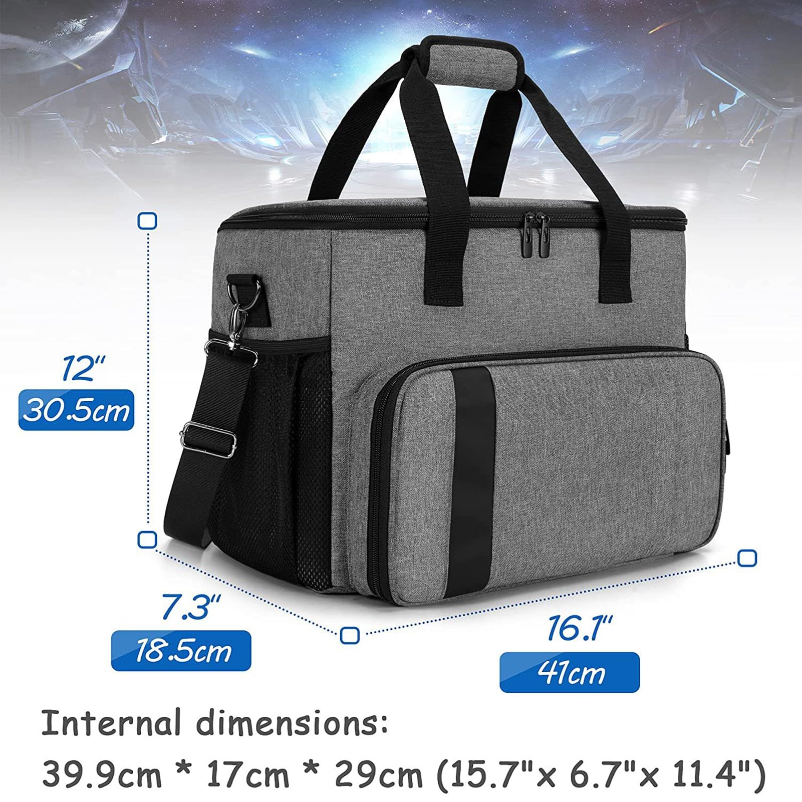 Duokon Borsa da Trasporto per Console di Gioco da Viaggio con Maniglia e Tracolla