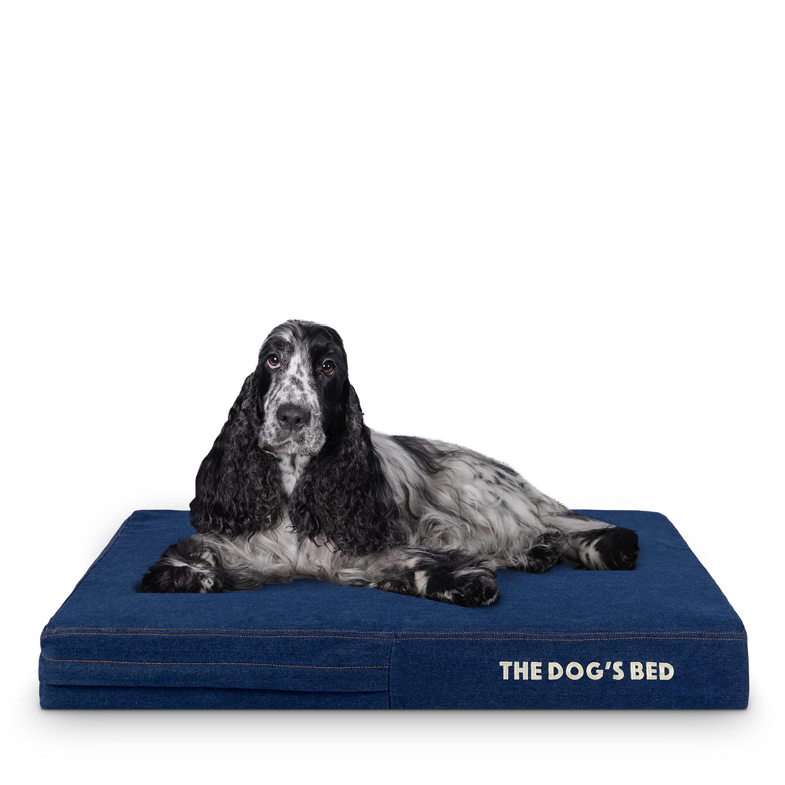 The Dog’s Bed Orthopaedic Memory Foam Dog Bed for XL Dogs, Waterproof Washable Cover, Anti-Slip Base, Calming Surface – CertiPUR-Certified Foam, Grey Plush, 15cm Thick — view 34