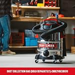 CRAFTSMAN CMXEVBE17155 10 C'est moi. 6.0 Hauteur maximale HP Aspirateur de magasin portable avec pièces jointes en acier inoxydable à vide/à sec