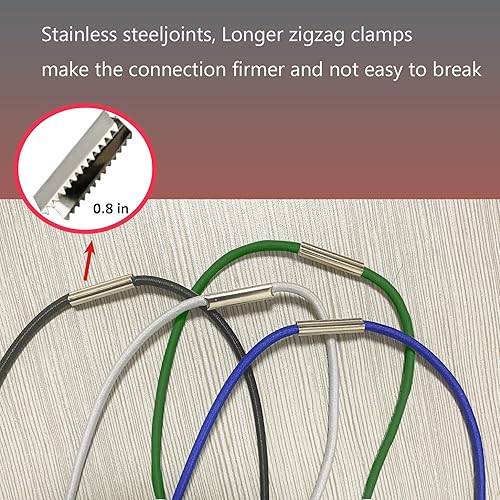 Miniatura 3 de Juego de 8 bandas de basura ajustables para botes de basura de 8 a 33 galones, bandas de goma elásticas grandes multifuncionales para fiestas en