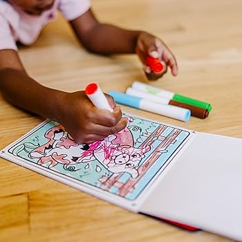 メメル　大&小２点セット Amazon.com: Washable Dual Tip Markers for Kids Ages 4-8