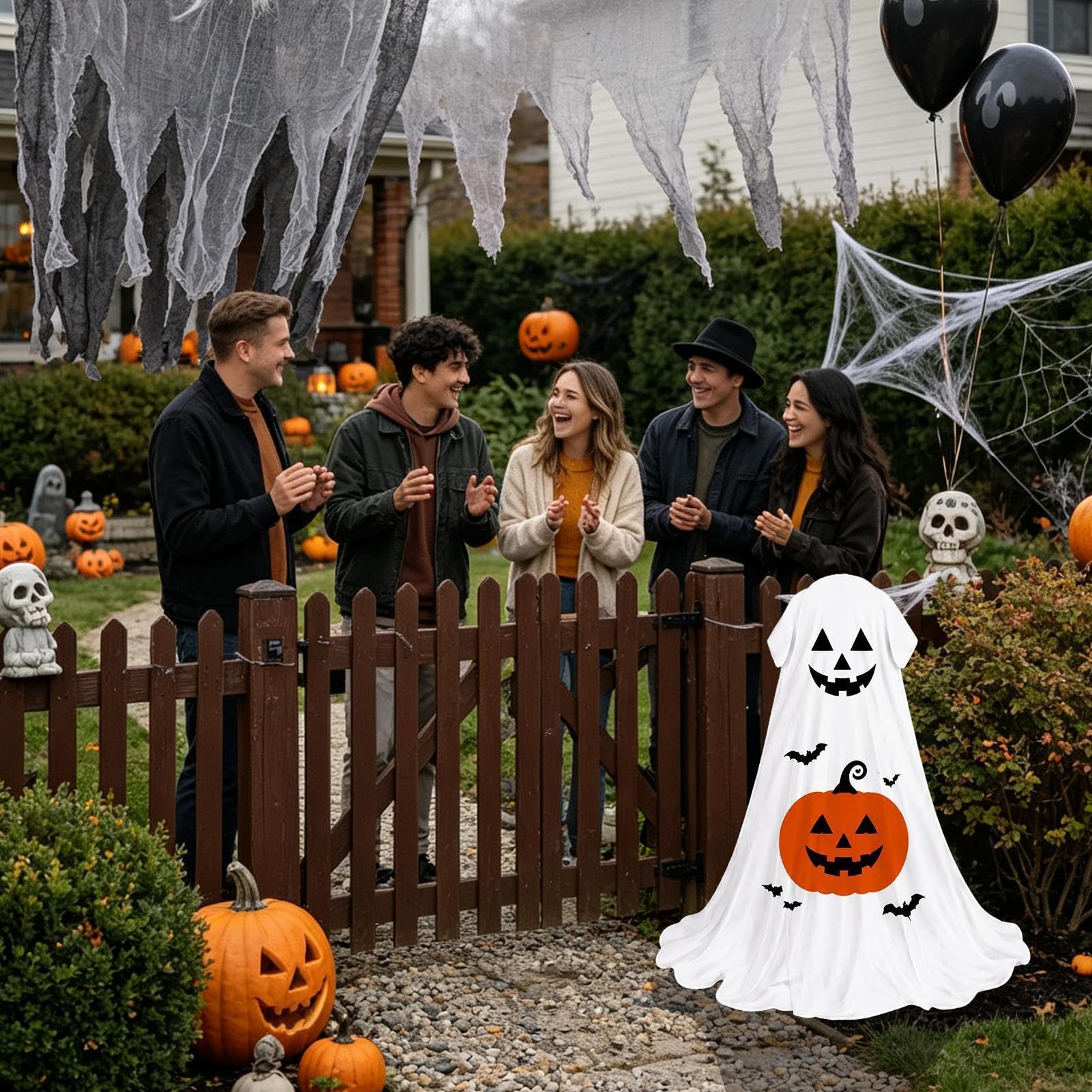 Decorazioni Halloween Esterno E Interno Ornamento LED Luminoso Alimentato A
