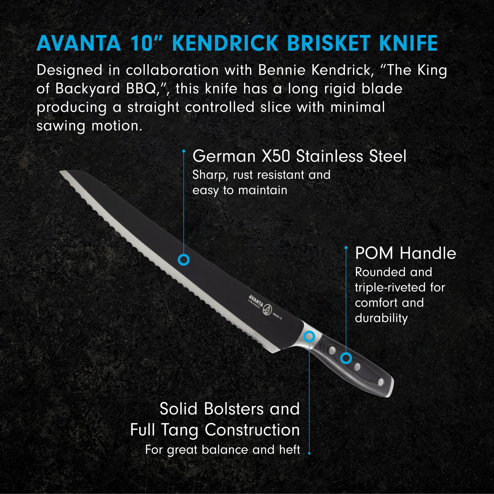 Amazon.com: Messermeister Avanta Kendrick BBQ Scalloped Brisket