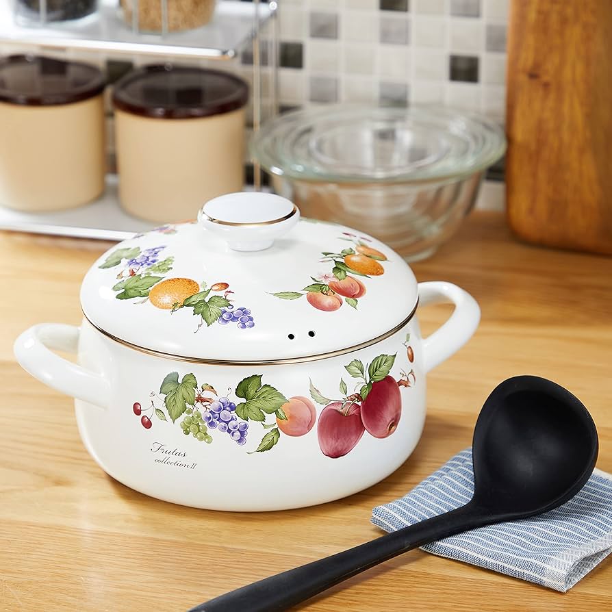 富士ホーロー - ⭐️一度のみ美品⭐️Frutas Collection ll⭐️両手鍋＆片手鍋 Amazon.co.jp: 富士ホーロー 両手鍋 20cm フルータス