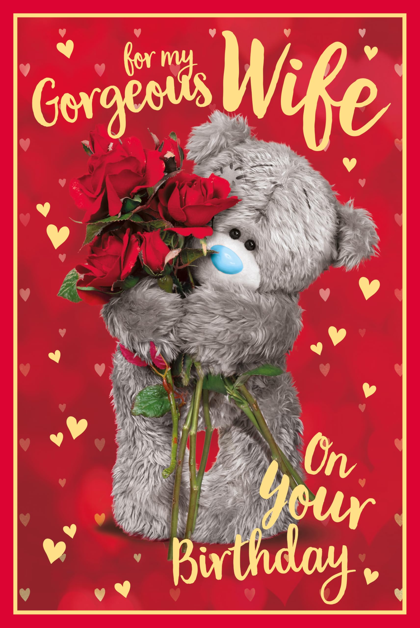 Me to You Wife Birthday 3D Holographic Birthday Card