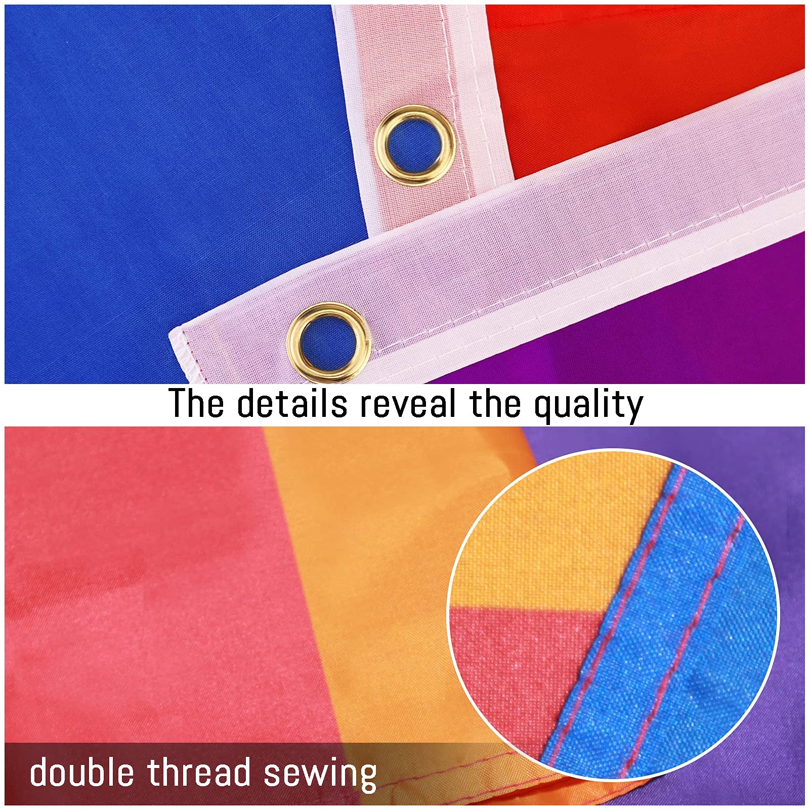 Orgoglio Di Progresso 3x5 FT Super Poliestere Arcobaleno - Foto 14