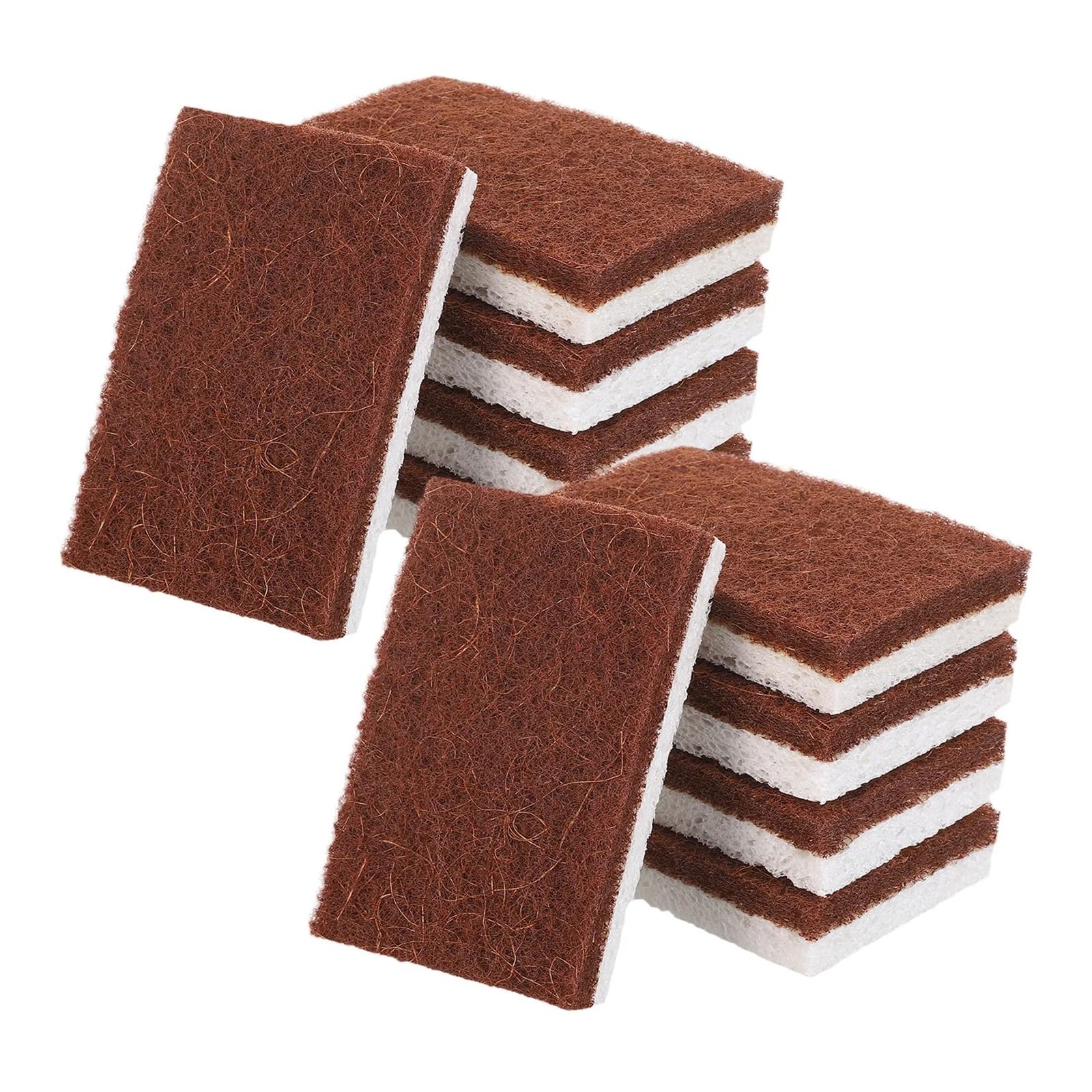 Kitchen Sponges 20Pcs Wood Pulp Dishwashing