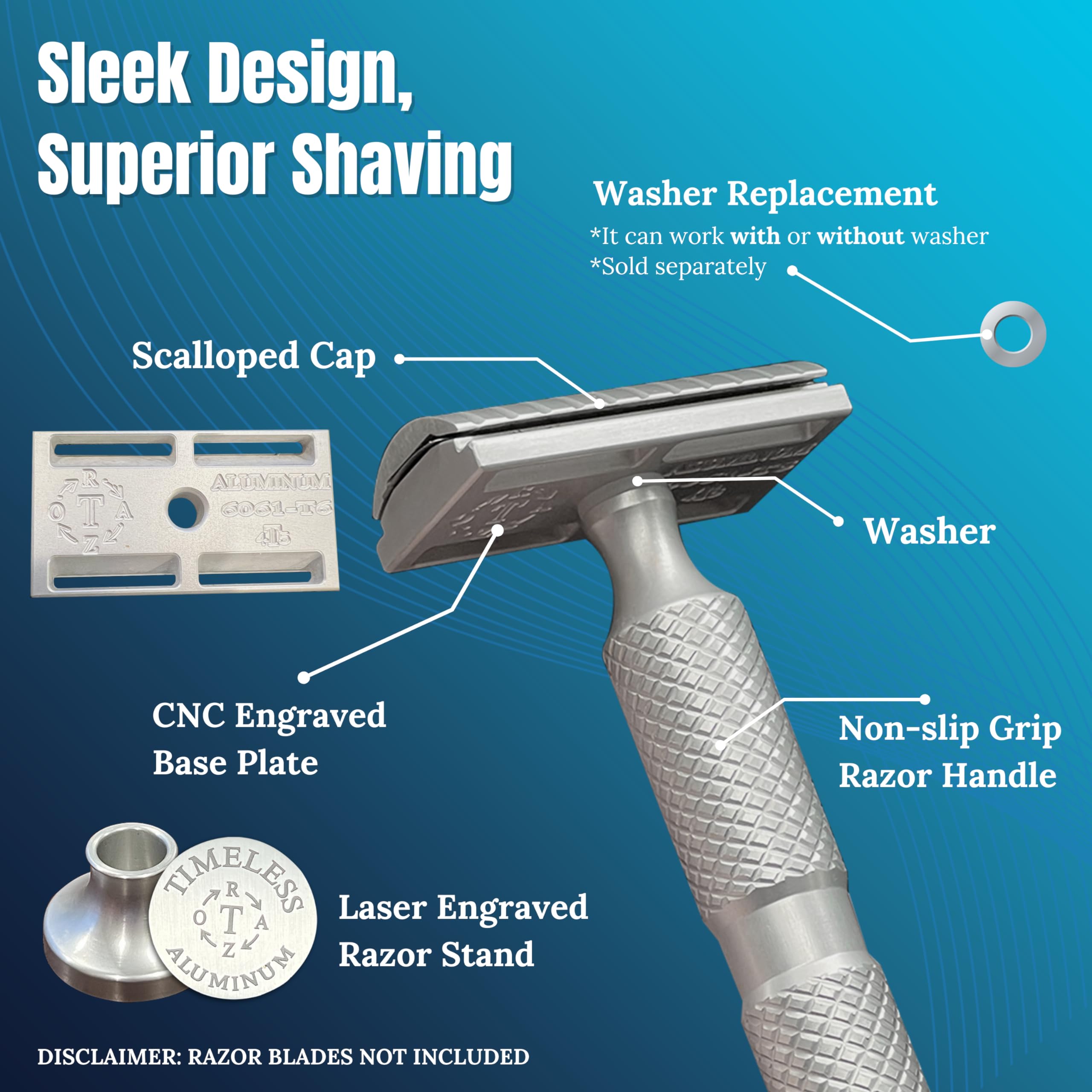 Amazon.com: TIMELESS RAZOR: Maquinilla de afeitar de seguridad de