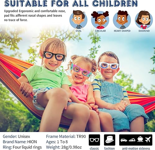 Miniatura 5 de Lentes inteligentes antimareo para niños, anteojos líquidos ultraligeros portátiles para aliviar náuseas, mareo, mareo, mareo, mareo, mareo,