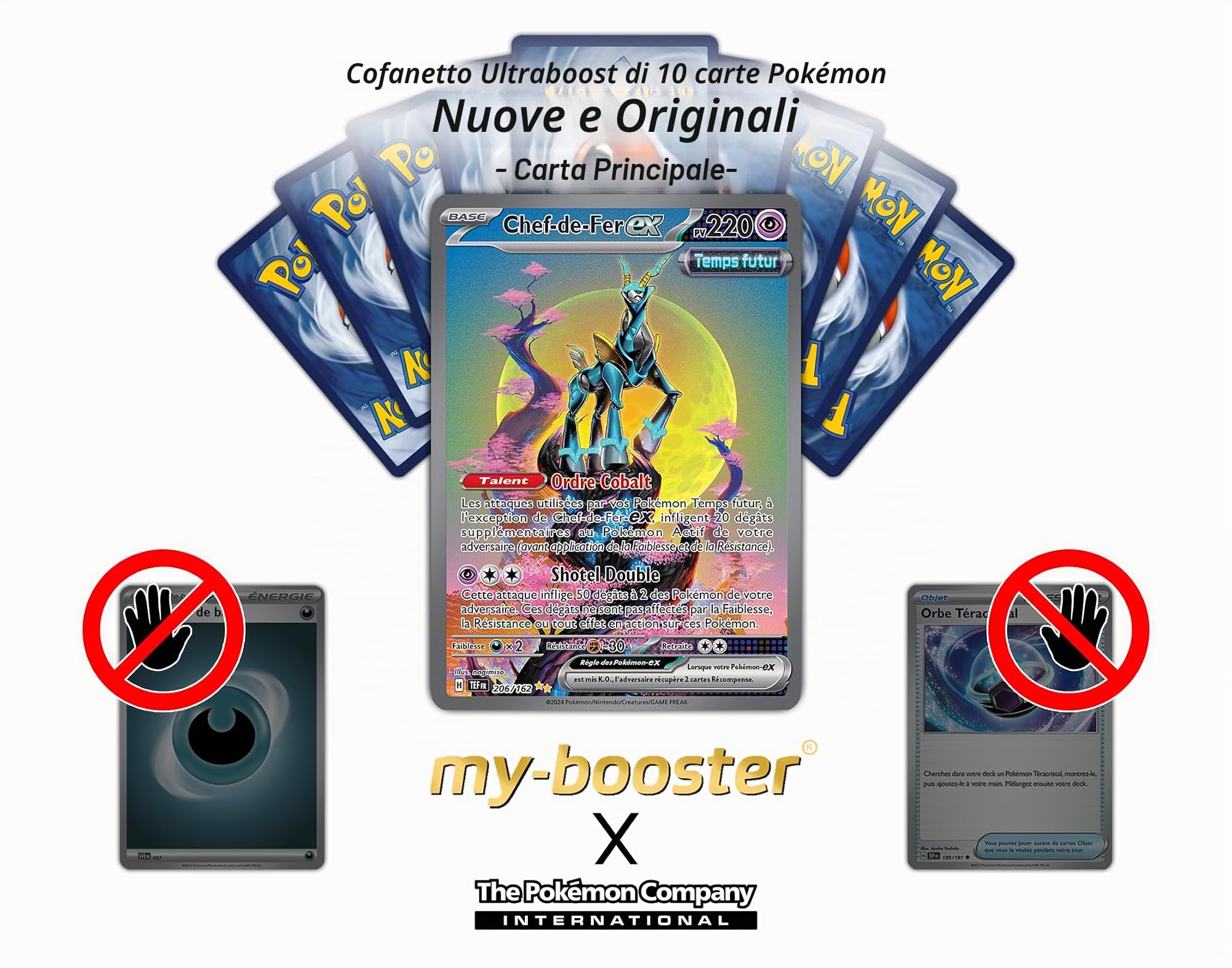 my-booster- Pokémon Company SV05-FR-UB-206, Multicolore