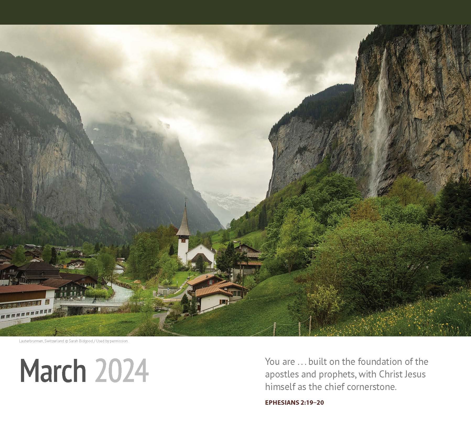 Our Daily Bread 2024 Inspirierender Wandkalender