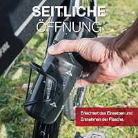 ZEFAL Pulse S2 Oldalsó Kerékpáros Kulacstartó Bal Oldali Nyílással - Carbon Szál - Gravel és MTB - Fekete - 28 g 6