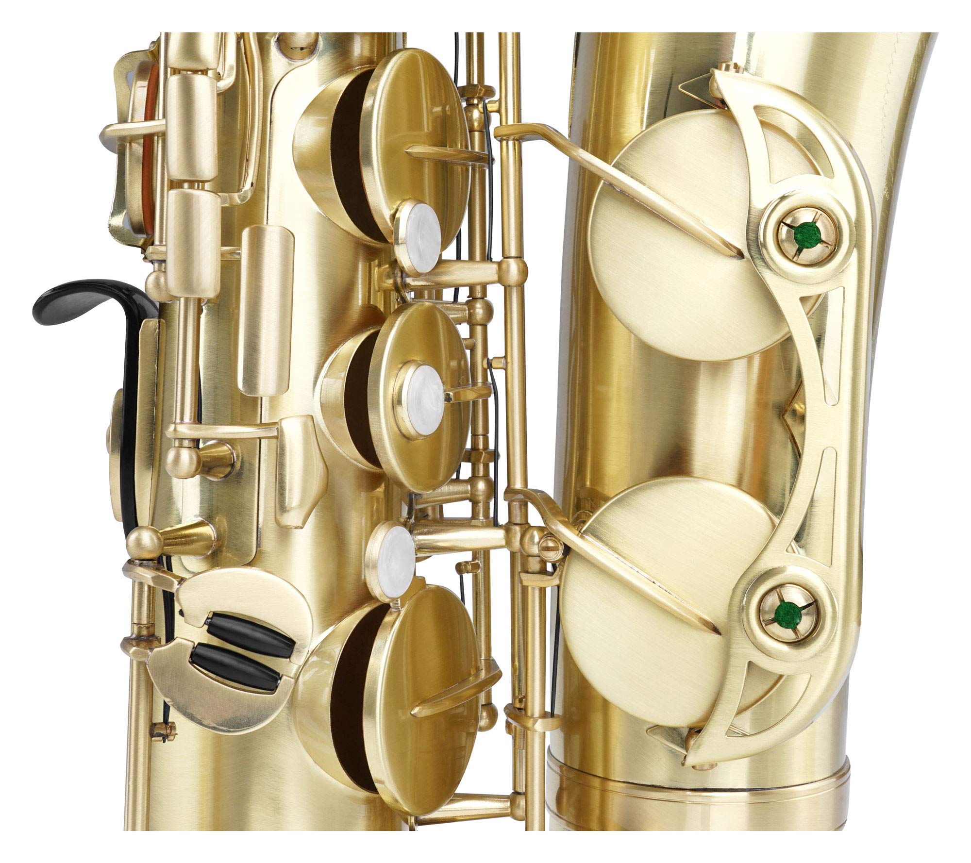 Classic Cantabile Winds TS-450 Bb brushed Tenorsaxophon (Tenor-Saxophon, gebürstetes Messing, Bb-Stimmung, Hoch-Fis-Klappe, sehr ergonomische Klappenmechanik)