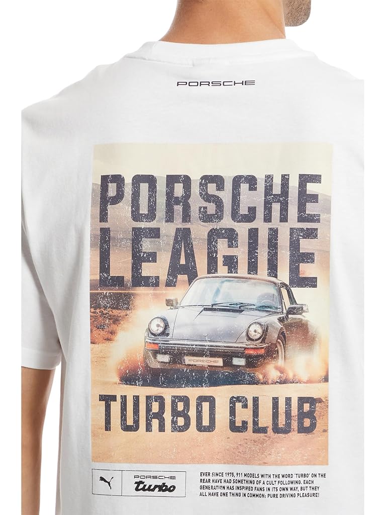 White PUMA Porsche Legacy Graphic T-Shirt