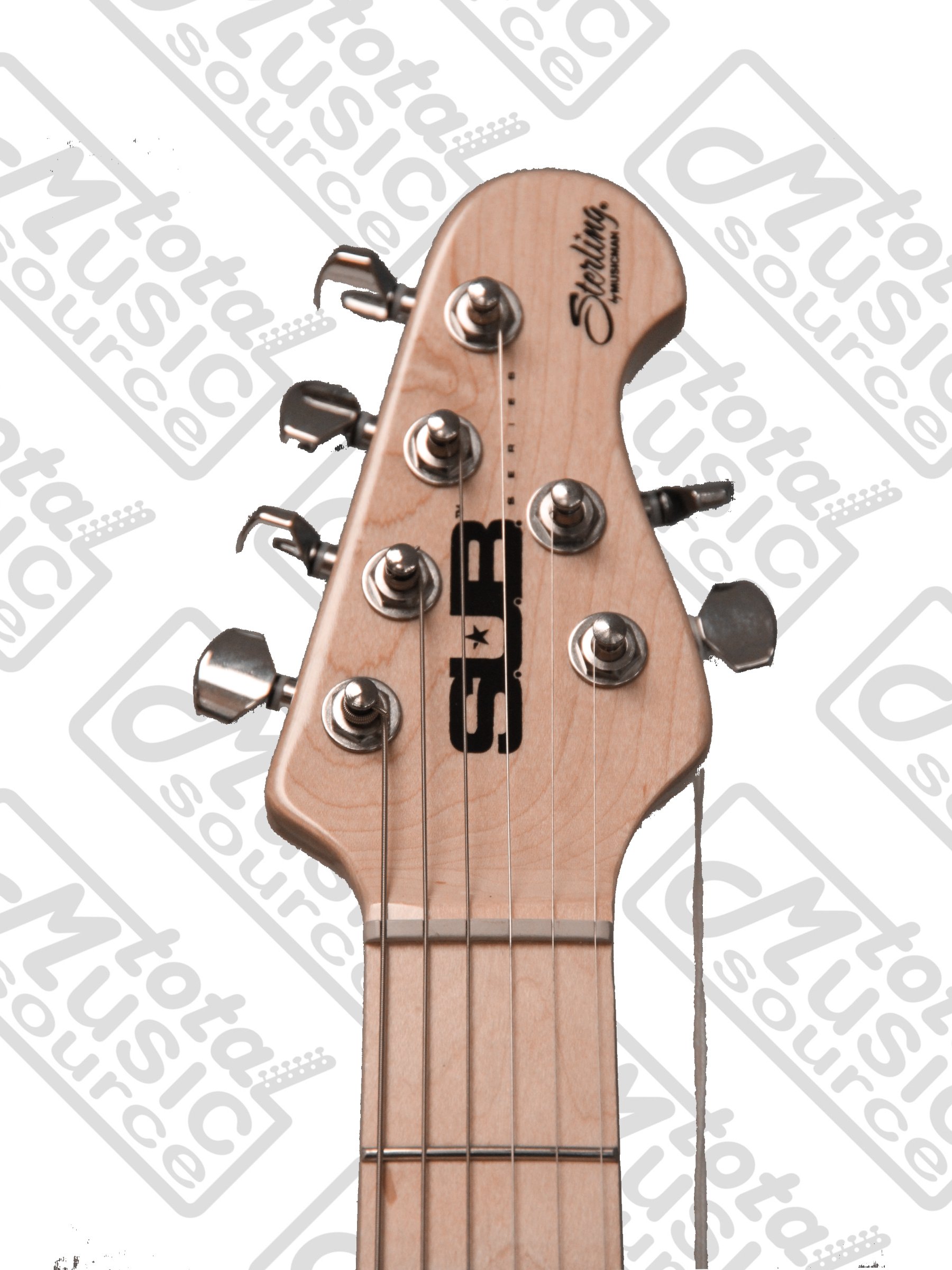 Sterling by Music Man SUB AX3 Axis Electric Guitar, Transparent