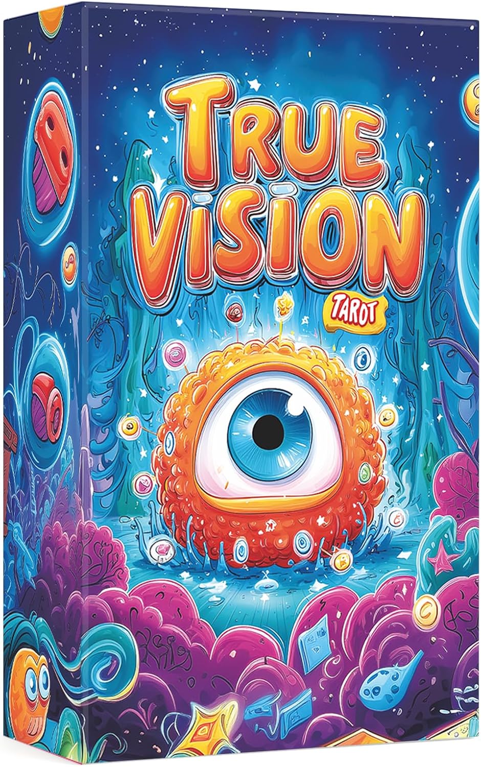 sishui True Vision Tarot Cards Deck | 78 Rider Waite Inspired Cards with Guidebook for Daily Guidance, Love, Career and Intuitive Reading
