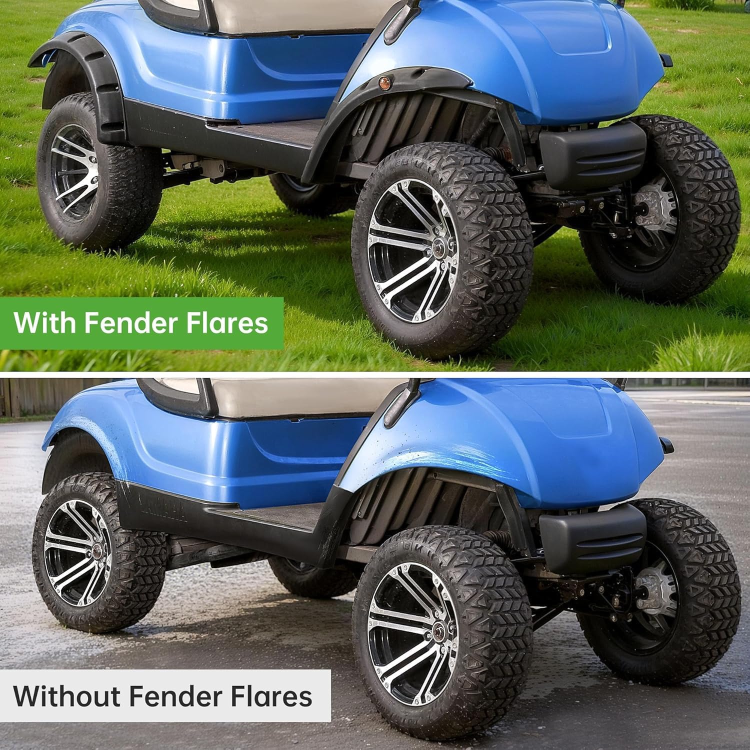 10L0L Golf Cart Fender Flares for Yamaha G29/Drive 2007 2016,4PCS image 5