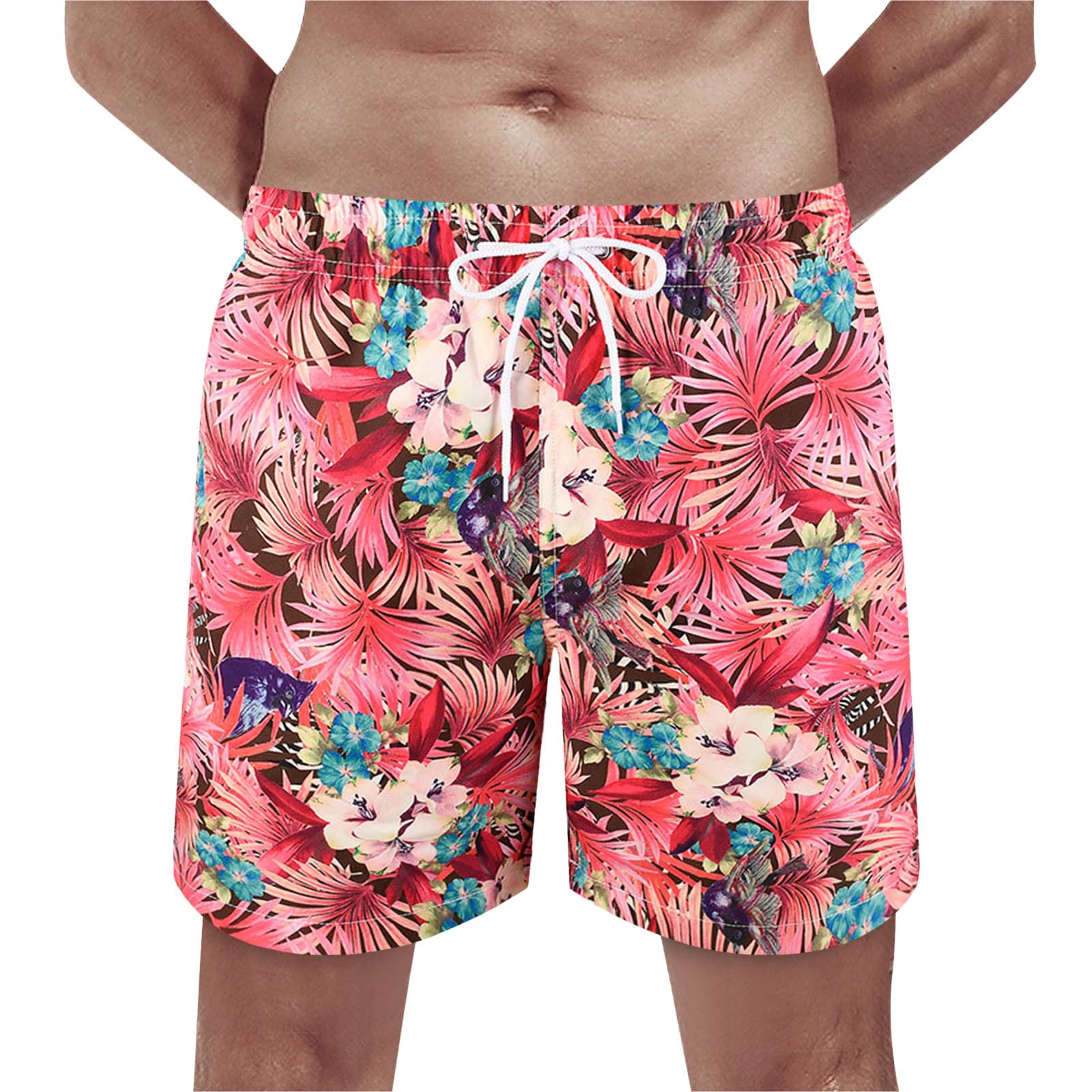 Genérico Bañadores para Hombre, Pantalones Cortos de Playa de Secado rápido, Trajes de baño con Forro de Malla y Bolsillos Bañadores Hombre Tallas Grandes Bañador Hombre Negro Corto