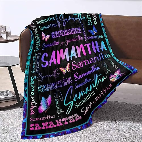 Miniatura 161 de Manta personalizada para bebés, niñas y niños con nombre, mantas personalizadas para niños, manta de bebé personalizada con nombre, artículos