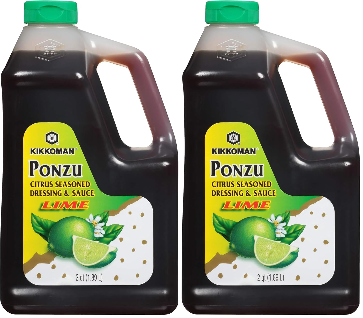 Kikkoman Lime Ponzu Citrus Dressing & Sauce (64 fl oz, pack of 2)