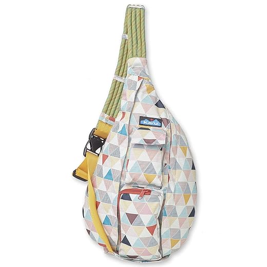 KAVU Original Rope Sling Pack with Adjustable Rope Shoulder Strap, Triblinds