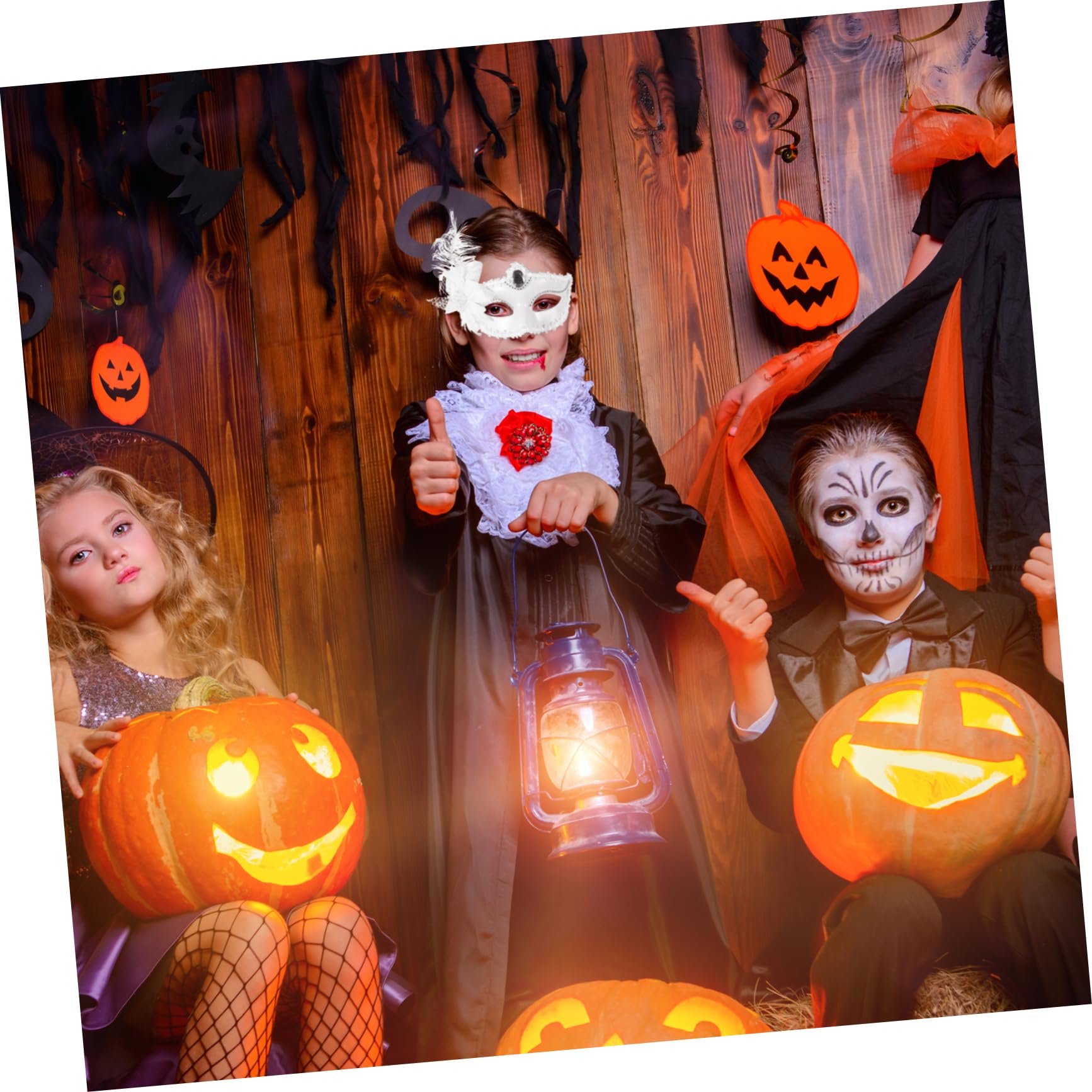 COLLBATH Half Face Mask Masquerade Lace Decorative Mask Party Accessory Dance Party Prop Festival Wear