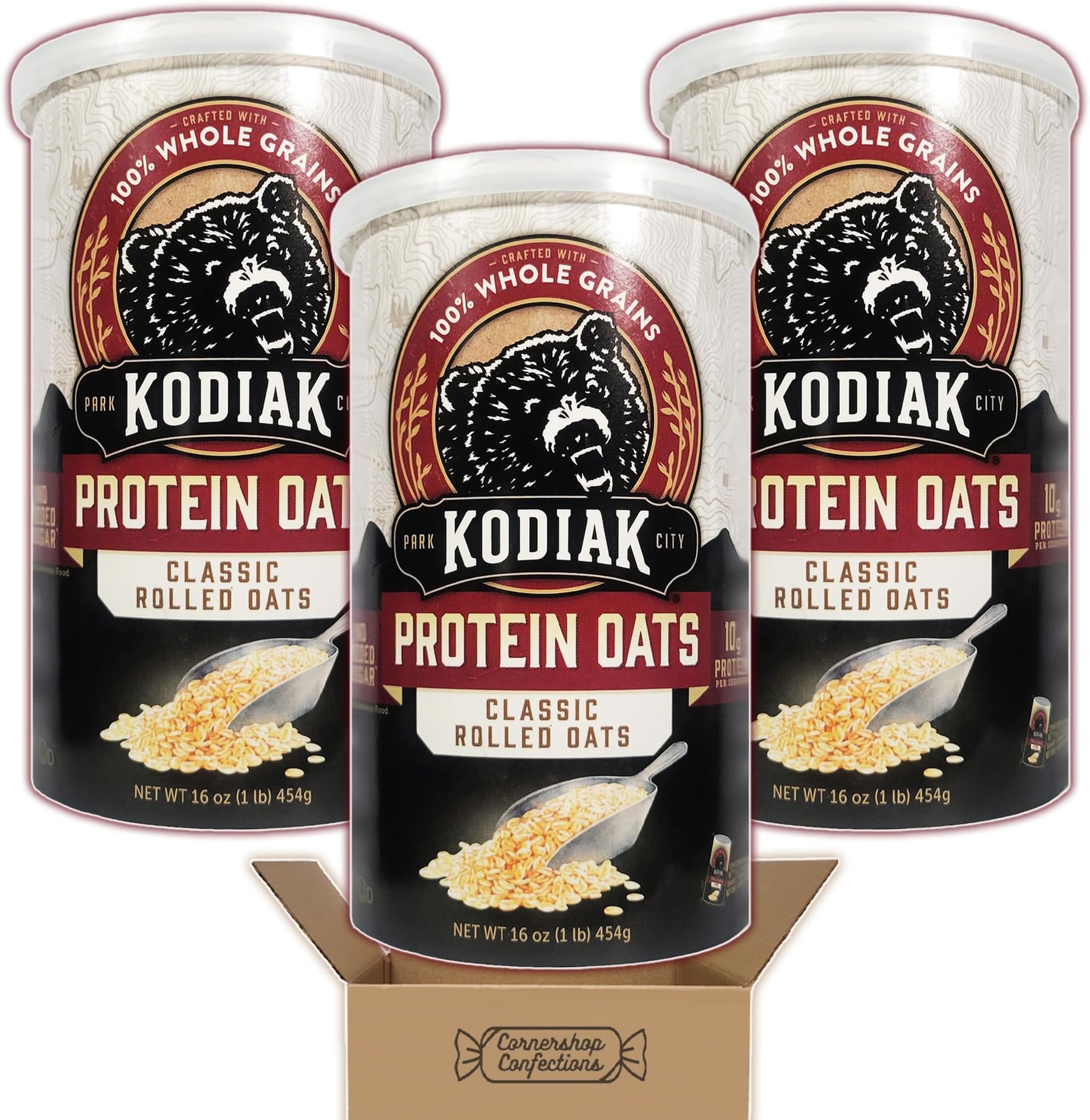 Kodiak Protein Oats Pack Classic Rolled Oats 3, 16