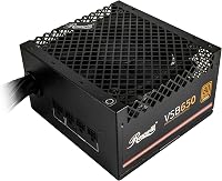 Rosewill VSB 650W 80+ Bronze Semi-Modular PSU: ATX 3.0/3.1, PCIe 5.1 12V-2x6, Japanese Caps, Silent Fan - 5 Year Warranty