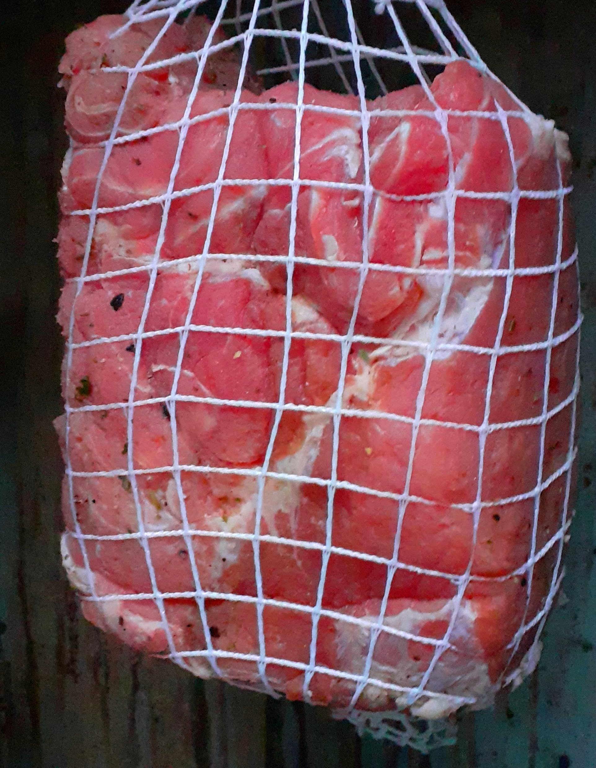 Schinkennetz Rollbratennetz Räuchernetz weiß natur 20er Kaliber elastisch 5 m