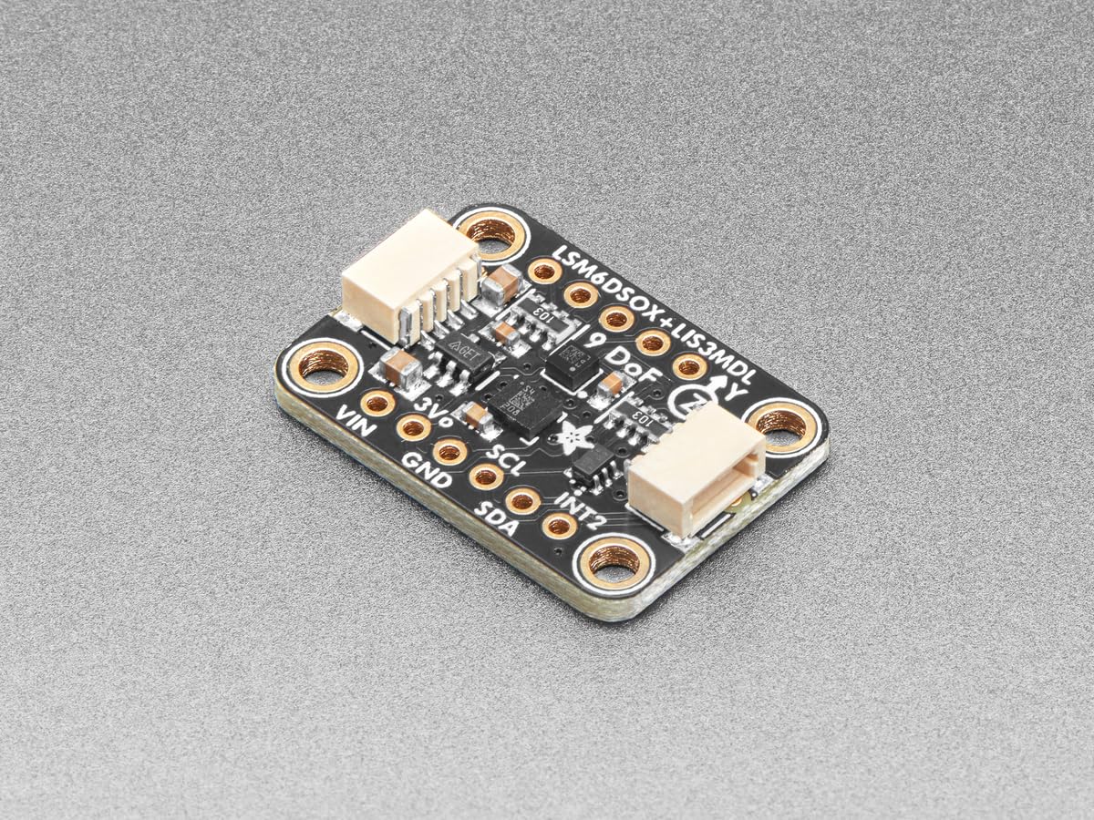 Adafruit LSM6DSOX + LIS3MDL, Präzisions-IMU, 9 DoF, STEMMA QT/Qwiic, 4517