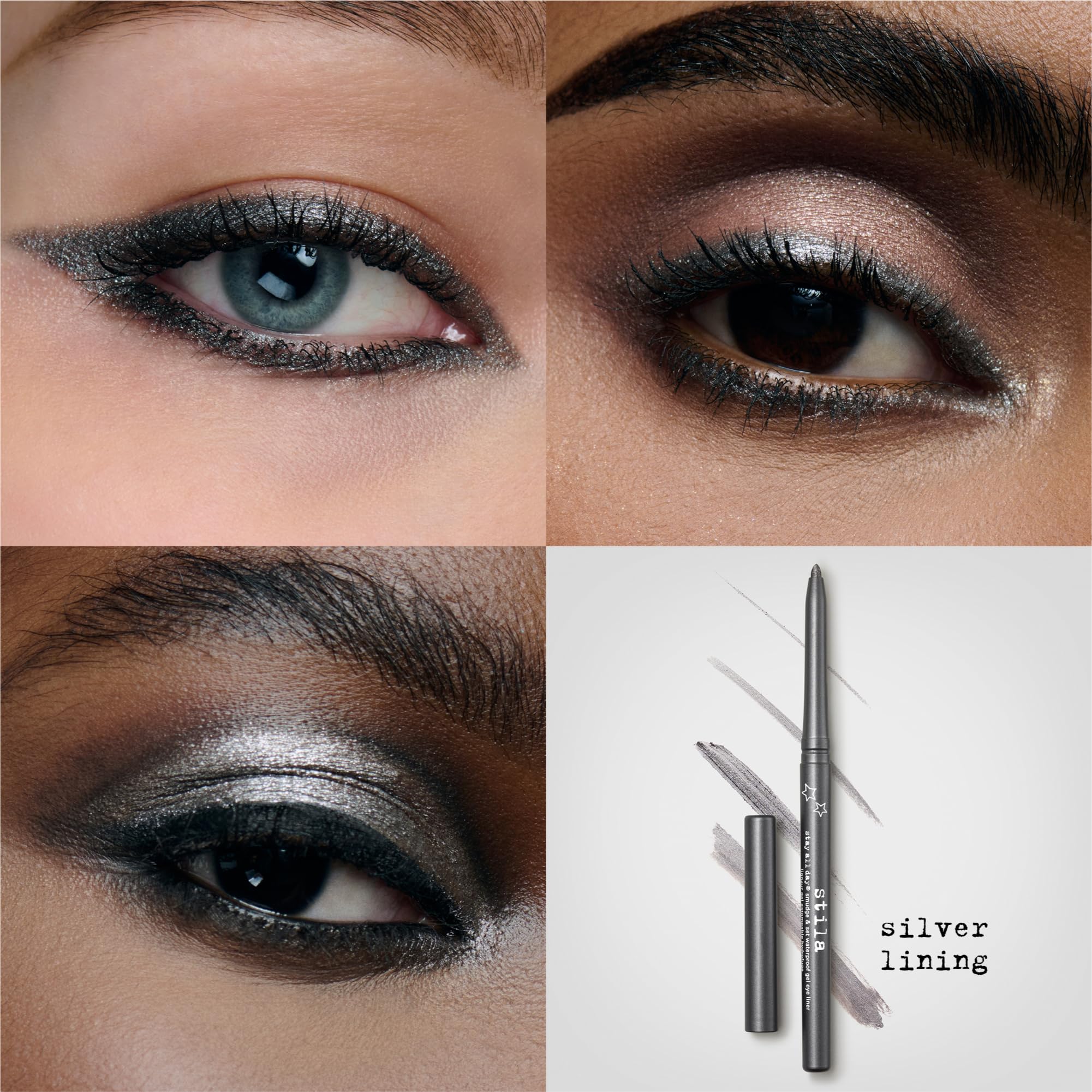 Stay All Day® Smudge & Set Waterproof Gel Eye Liner 0.35g - Silver Lining, 0.35 g (Pack of 1) - Image 4