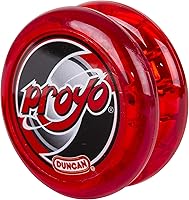 Vista 2 de Duncan Toys ProYo Looper - Yoyó para principiantes con cuerda, eje de madera y cuerpo de plástico, rojo