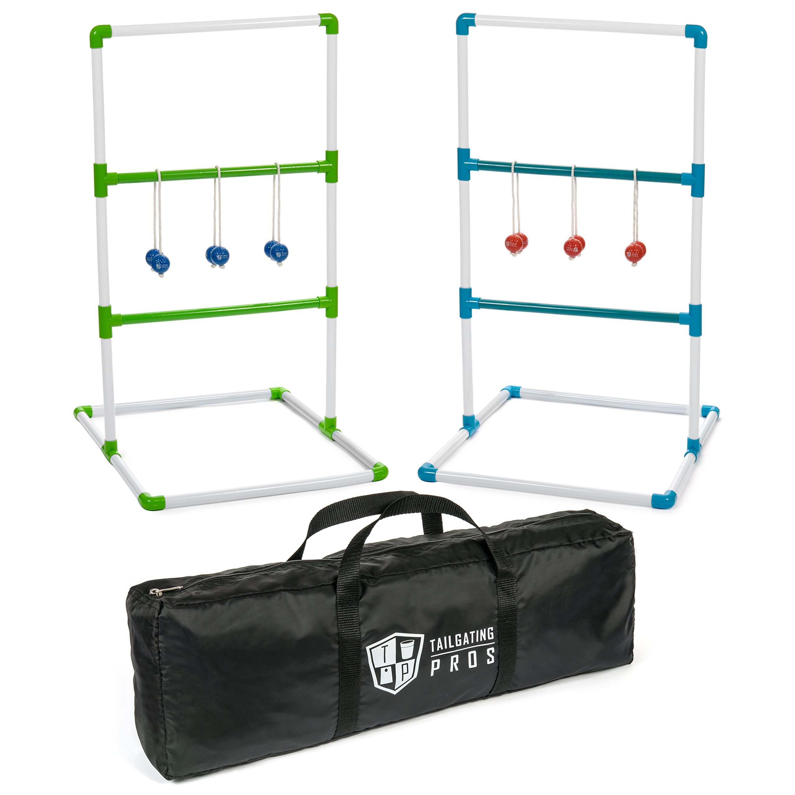 Tailgating Pros Premium Ladder Ball Game with Bolos and Carrying Case Ladder Toss