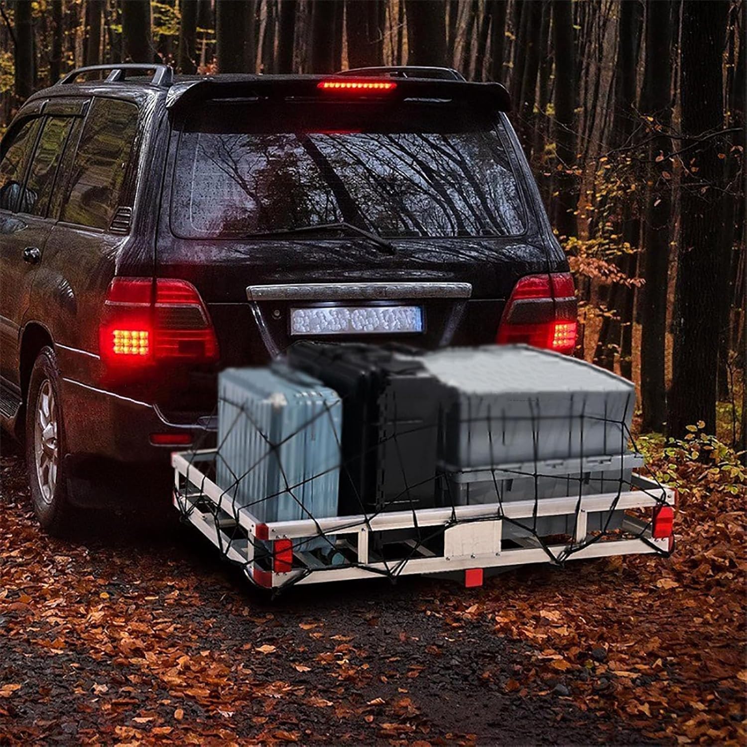 Hitch Cargo Carrier for RV's, Trucks, SUV's, Vans, Cars with 2" Hitch Receiver - 500-lb Load Capacity Vehicle Cargo Baskets