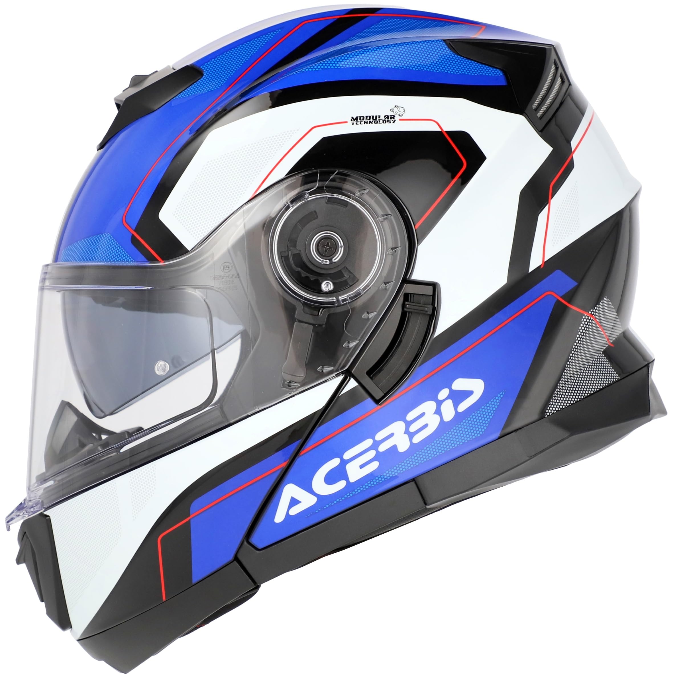 Casco Modular ACERBIS SEREL Azul y Blanco 22-06 (L 59/60)