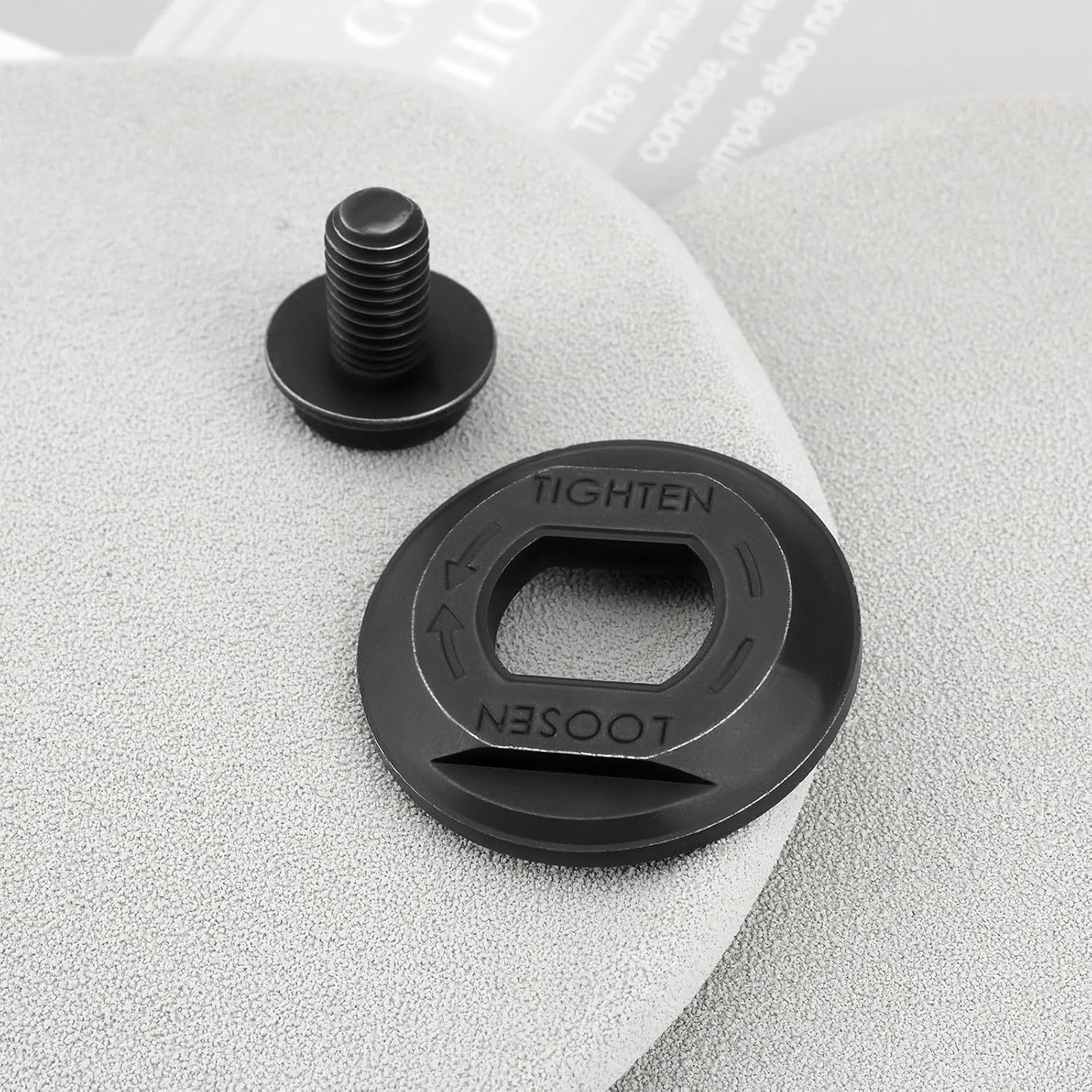 1Pc Circular Saw Outer Flange Blade Clamp with Bolt Circular Saw Blade Mounting Kit N621119 648697-00 Compatible with DeWalt DCS391 DCS367 DCS565 Black
